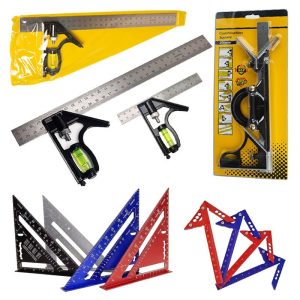 水平活动角尺不锈钢移动组合角度尺土木测量工具300MM可调式直尺