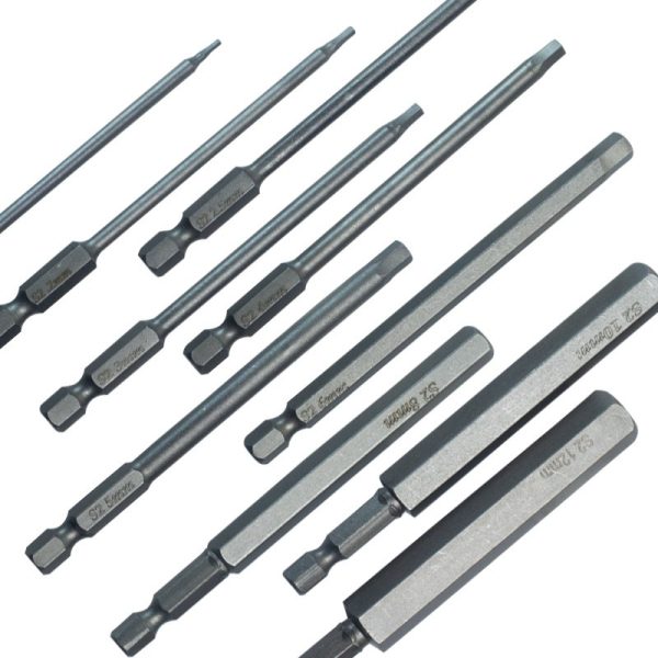 跨境10件套六角批头100mm/50mm长度六角柄内六角批头S2磁性批头 - 图片 4